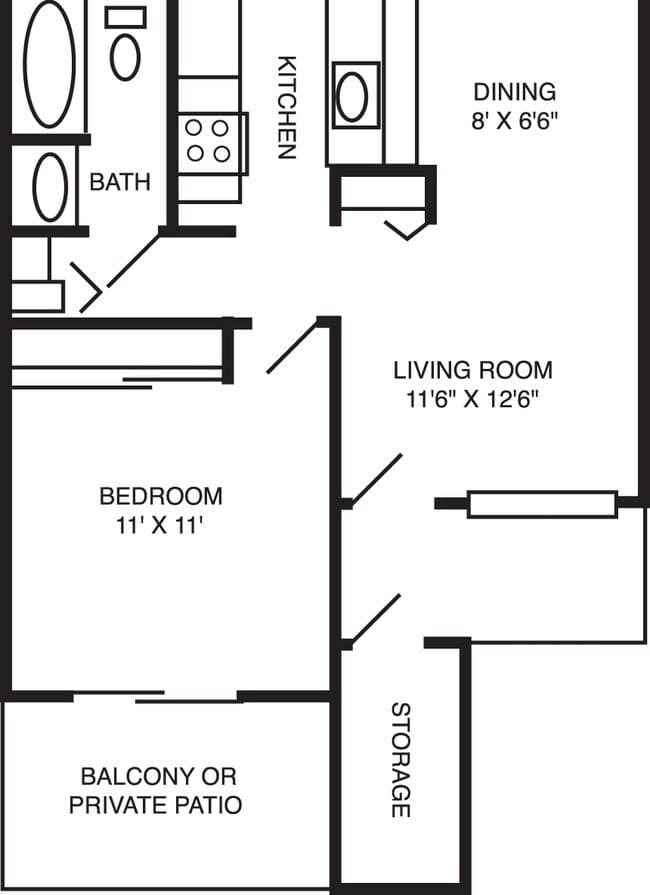 Oak 170-806 floor plan