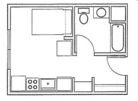 Studio floor plan