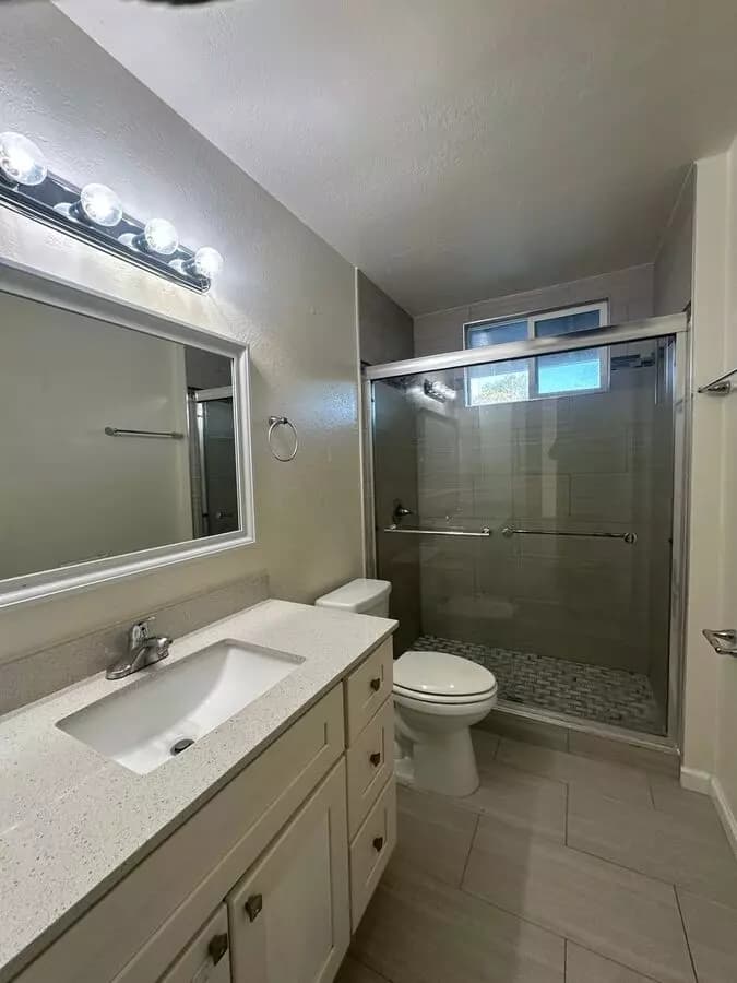 2 Beds, 1 Bath Model floor plan