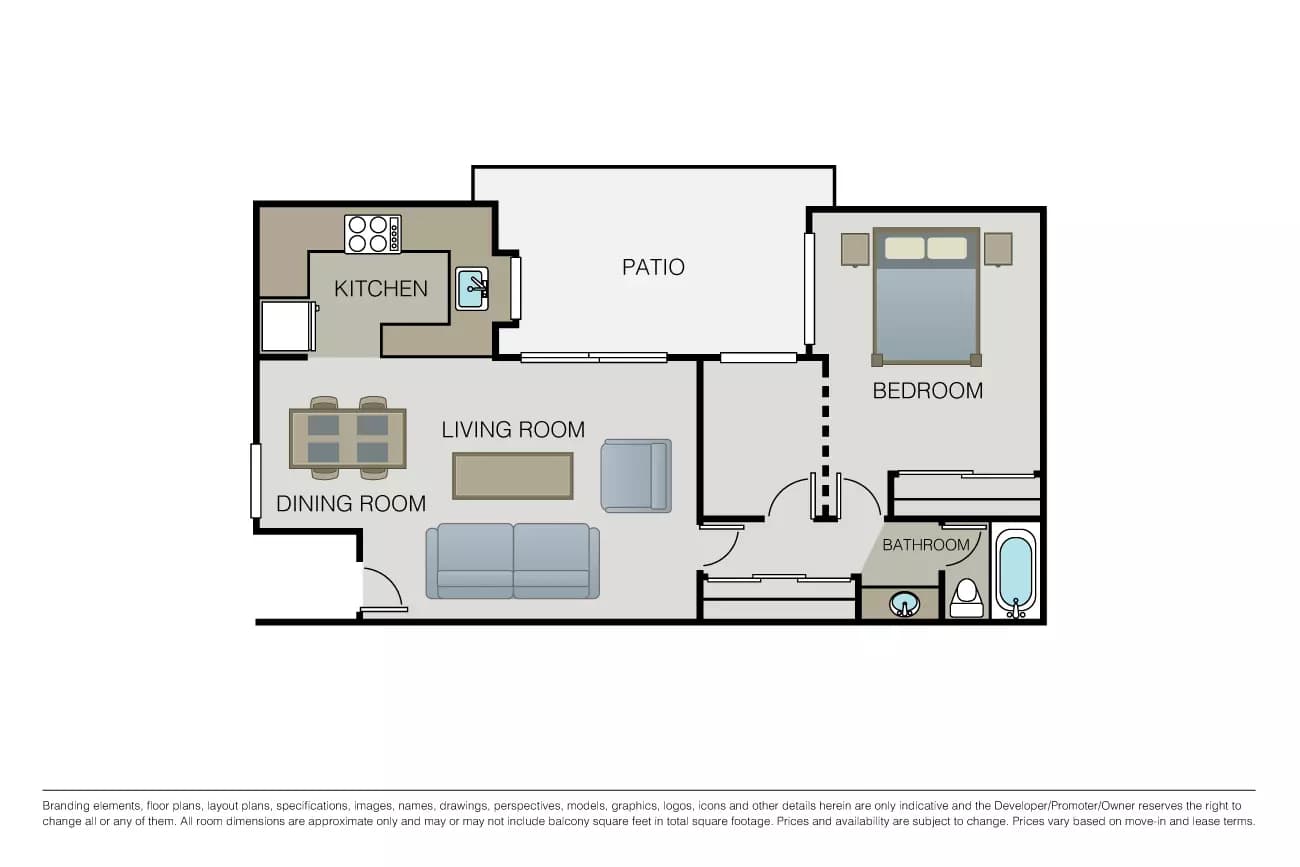 The Cedar Suite 01311 floor plan