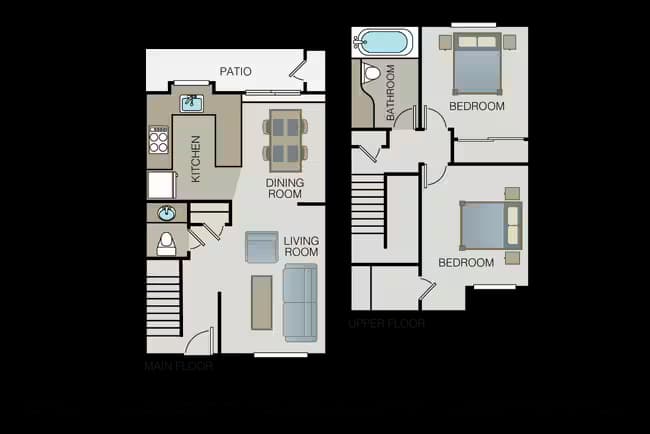 The Redwood Suite 01325 floor plan