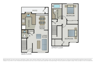 The Redwood Suite Townhome 01395 floor plan