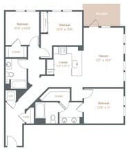 C2 C-258 floor plan