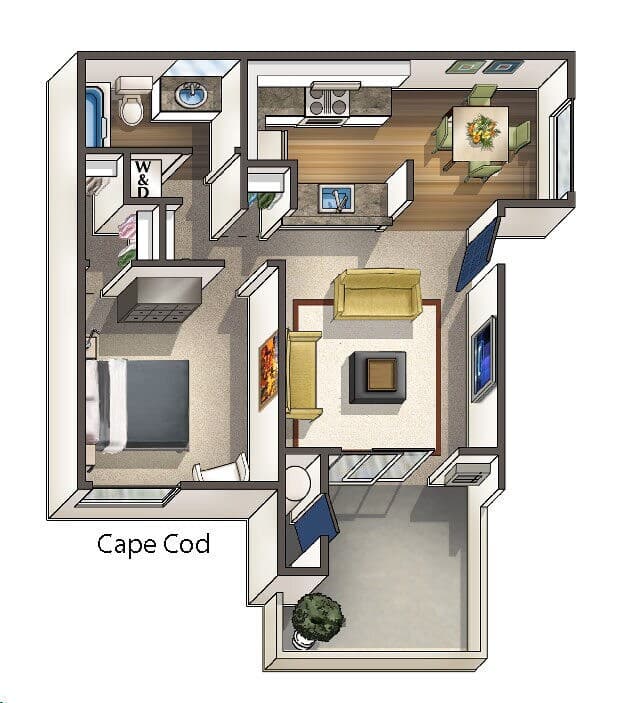 Cape Cod 162 floor plan