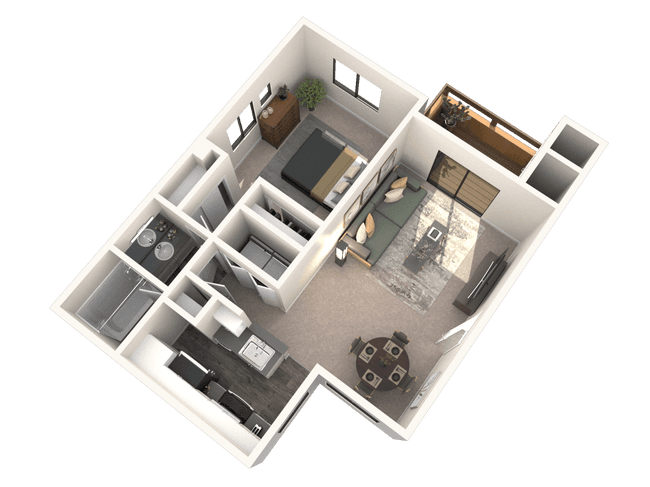 The Barcelona 81-428 floor plan
