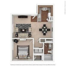 Mosaic Plan A 258 floor plan
