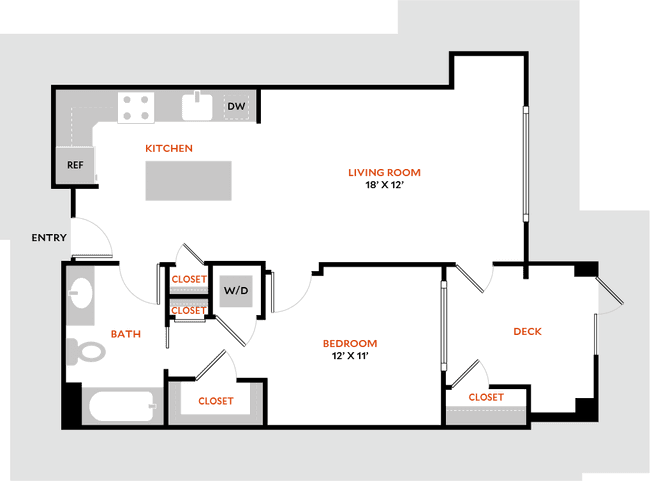 Plan 1J 139 floor plan