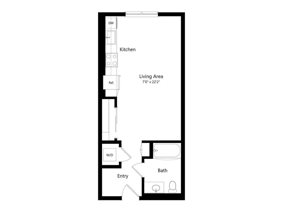 Unit 431 431 floor plan