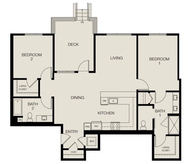 Plan 2H floor plan