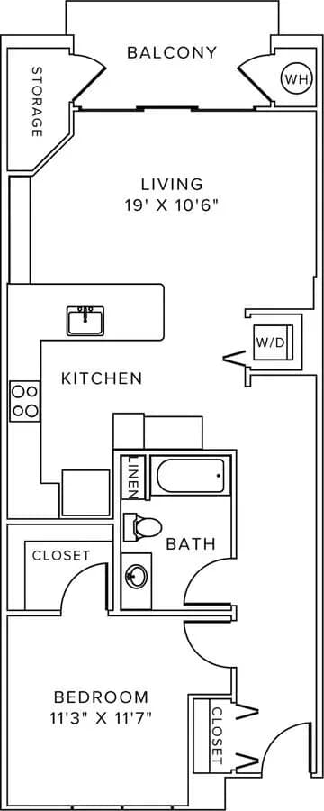 A02 - Penthouse 0-632 floor plan