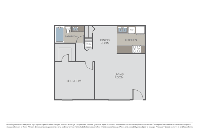Plan 1A 305 floor plan