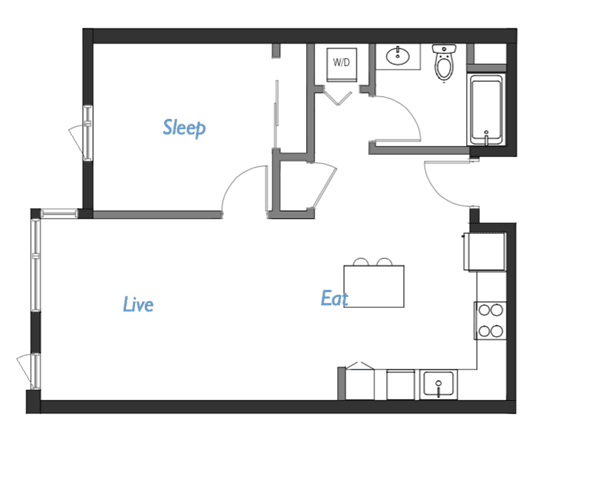 A2- 1E 331 floor plan