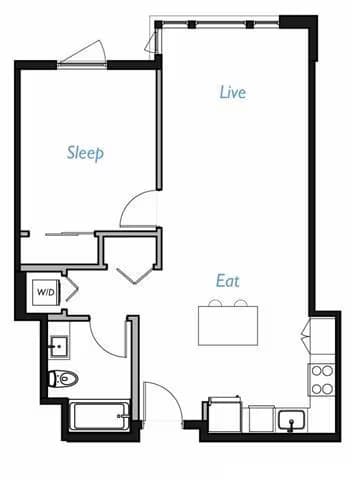 A3- 1A 444 floor plan