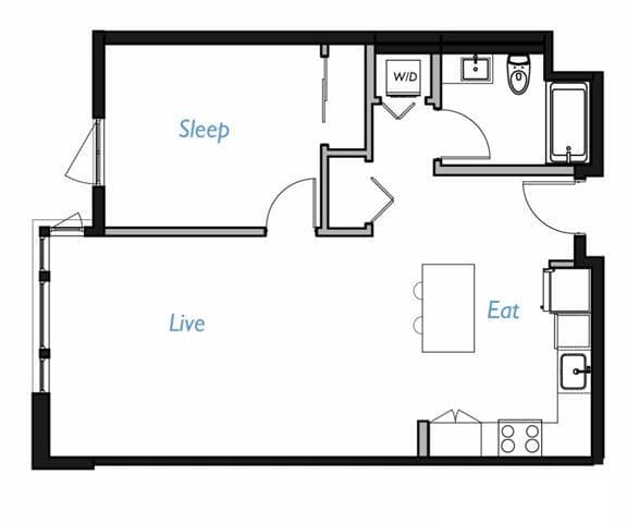 A3- 1C 458 floor plan