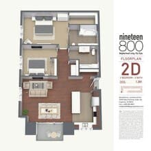 2D 301 floor plan