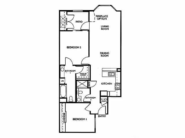 Unit 8-212 8-212 floor plan
