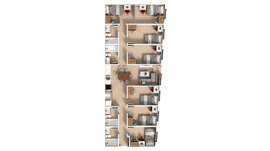 6 Bedroom | 4 Bath Shared-Premium floor plan