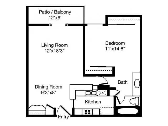 665 00D-309 floor plan
