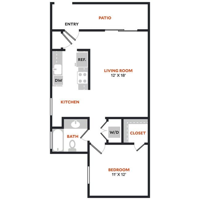 1FR 616W floor plan