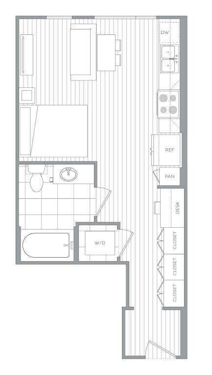 A1 Diridon West-452 floor plan