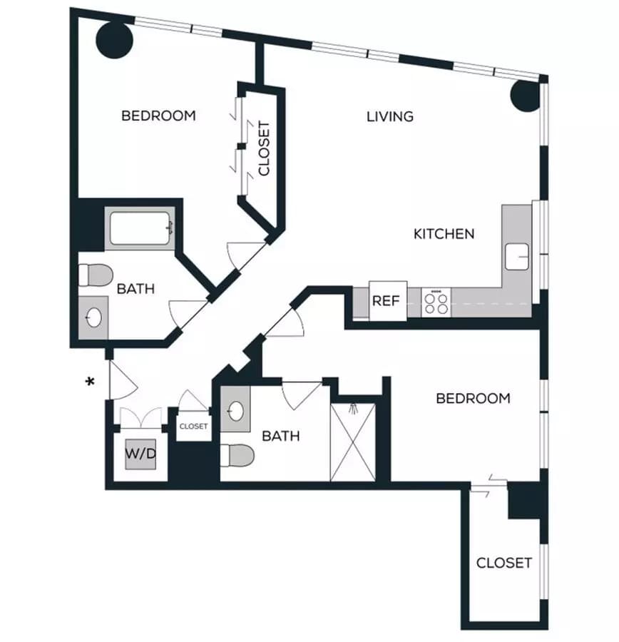 2D 1202 floor plan