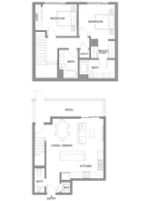2S Townhome 20-1146 floor plan