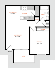 Plan 1A 1106 floor plan
