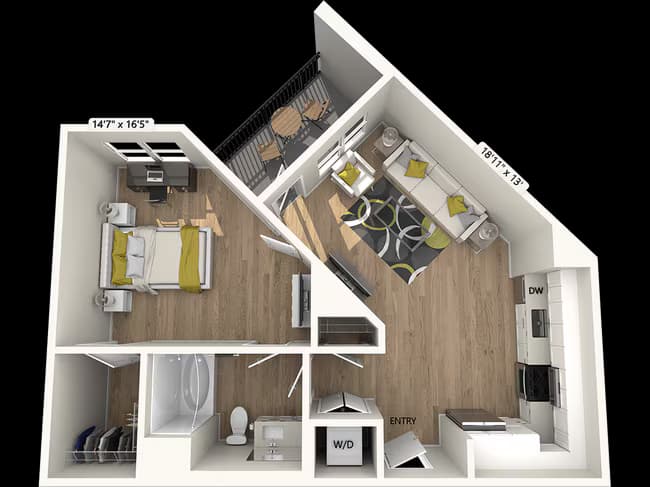 Unit 00D-2105 00D-2105 floor plan