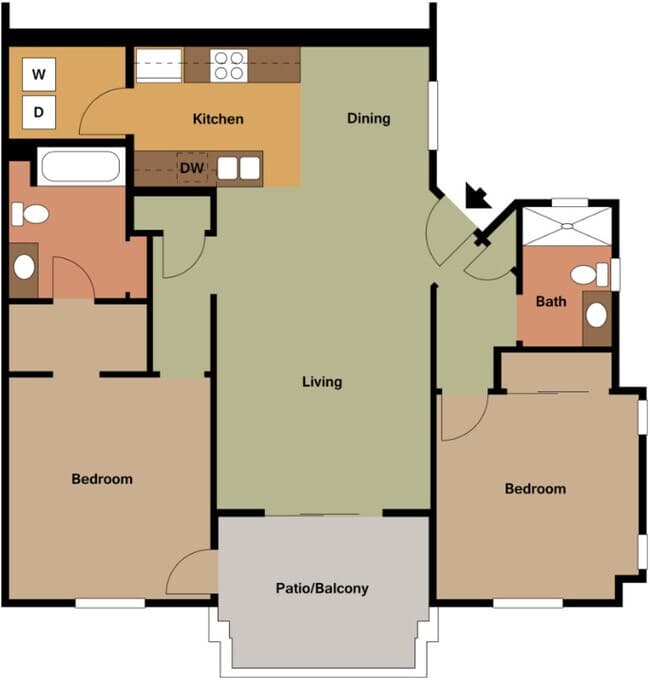 *B floor plan