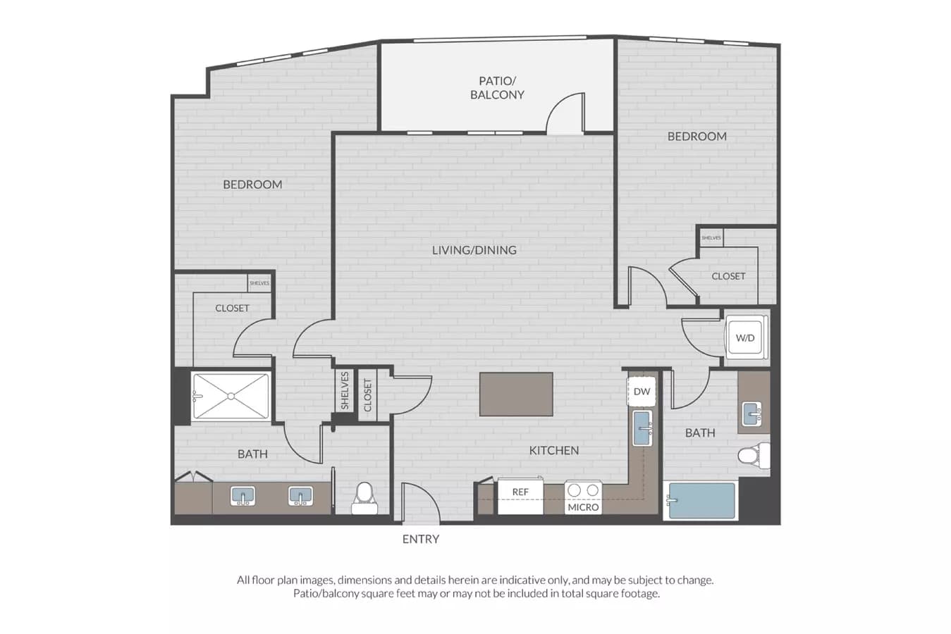 Plan 2B C216 floor plan