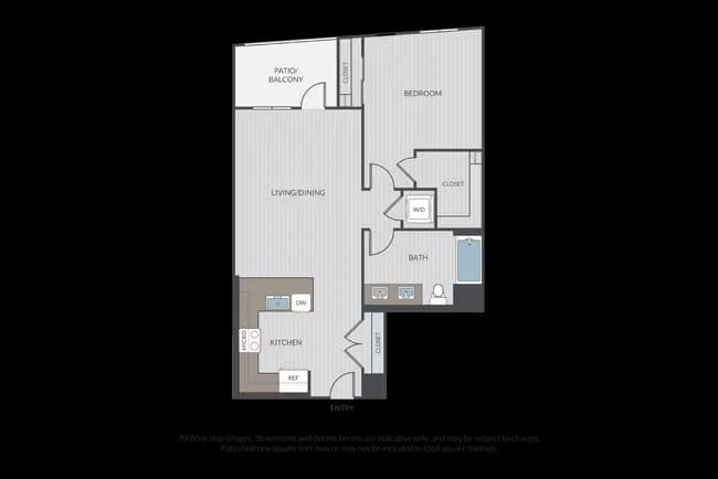 Unit A124 C106 floor plan