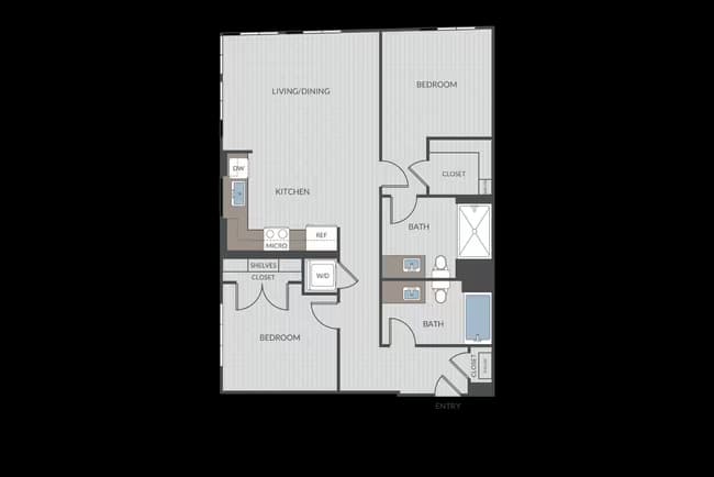 Unit A413 A536 floor plan