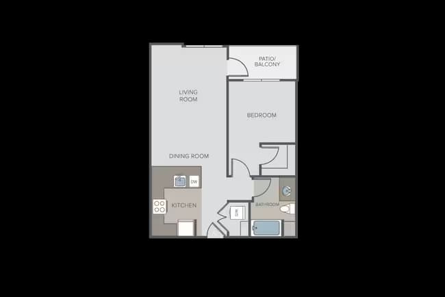 1 Bed • 1 Bath
3D Tour 3512 floor plan