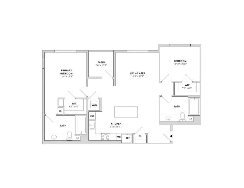 B2 - R Building 1776-312 floor plan
