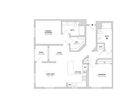 B5.1 Building 1776-620 floor plan