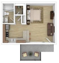 Studio 3-52 floor plan