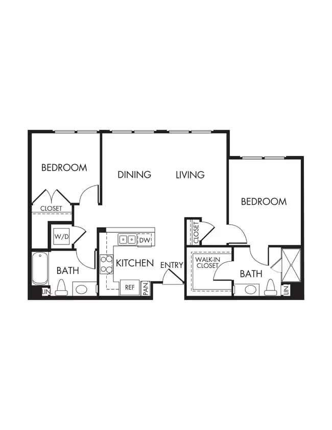 Milan 208A floor plan