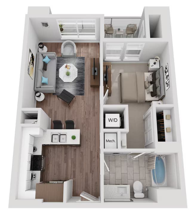 A01 203 floor plan