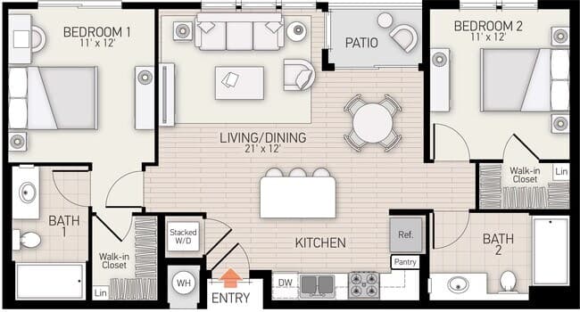 River View II - Plan L 328 floor plan