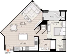 River View III - Plan G 284 floor plan