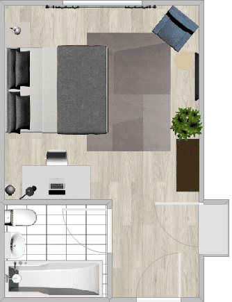 Unit - - floor plan