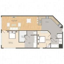B3 601 floor plan