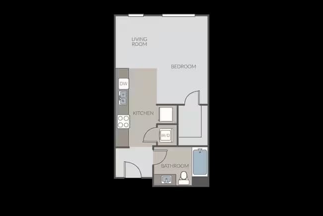 Studio • 1 Bath
3D Tour 226 floor plan