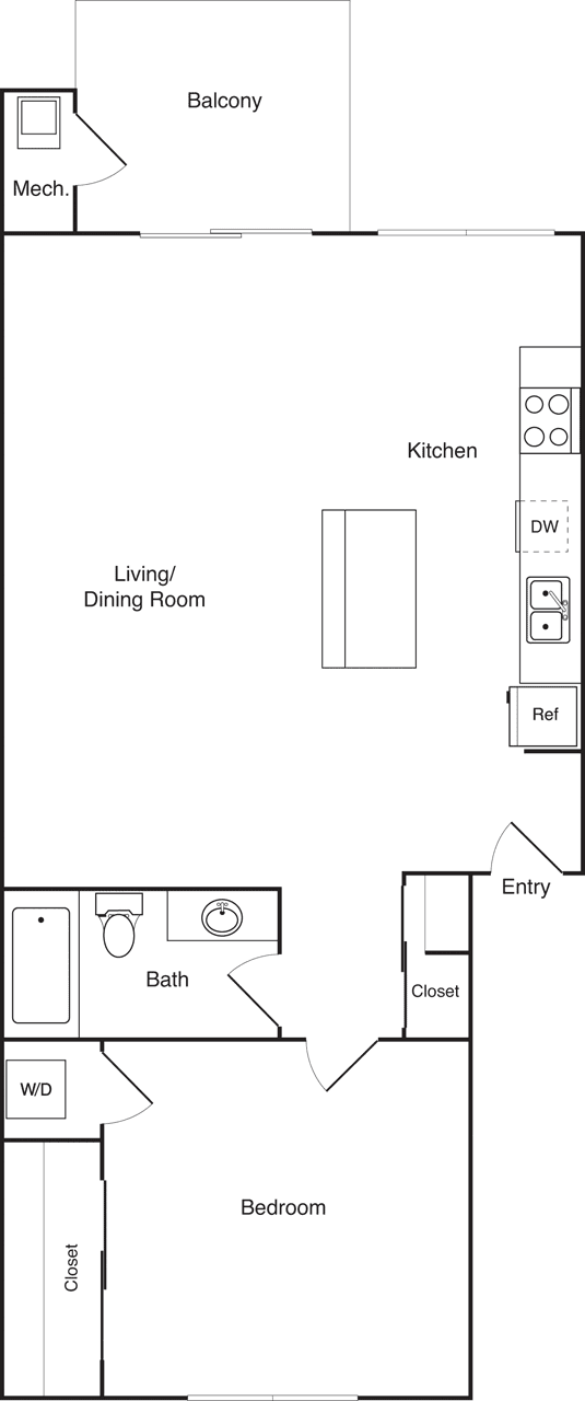 1M Renovated 019-19D floor plan