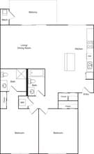 2B Renovated 023-23C floor plan