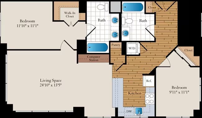 The Vienna 1702 floor plan