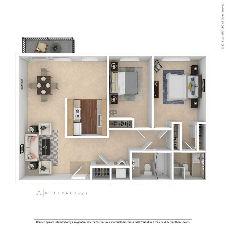 Plan B1 75 floor plan