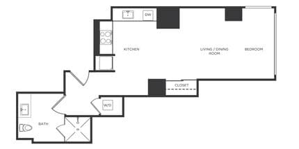 Studio-SS 0503 floor plan