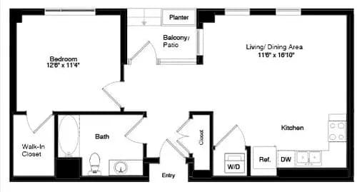 Podium A4 P-0142 floor plan