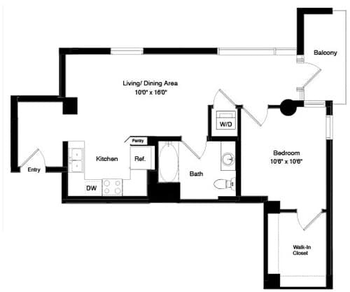 Tower A5 T-1009 floor plan